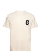 G Graphic T-Shirt Tops T-Kortærmet Skjorte Cream GANT