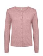 Sc-Dollie Tops Knitwear Cardigans Pink Soyaconcept