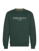 Heritage Crew Tops Sweatshirts & Hoodies Sweatshirts Green Hackett Lon...