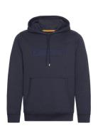 Heritage Hoody Tops Sweatshirts & Hoodies Hoodies Navy Hackett London