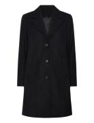 Slfnew Alma Wool Coat Noos Outerwear Coats Winter Coats Black Selected...