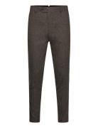 Slhslim-Reed Wool Trs Noos Bottoms Trousers Formal Brown Selected Homm...