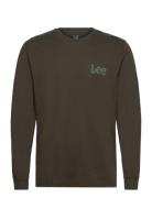 Ls Med Woblly Lee Tops Sweatshirts & Hoodies Sweatshirts Green Lee Jea...