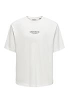 Onscurated Rlx Print Ss Tee Noos Tops T-Kortærmet Skjorte White ONLY &...