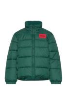 Puffer Jacket Foret Jakke Green Hugo Kids