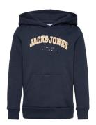 Jjecaleb Varsity Sweat Hood Noos Jnr Tops Sweatshirts & Hoodies Hoodie...