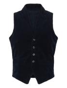 Corduroy Waistcoat Habitvest Navy Lindbergh