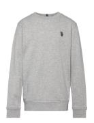 Dhm Lb Crew Tops Sweatshirts & Hoodies Sweatshirts Grey U.S. Polo Assn...