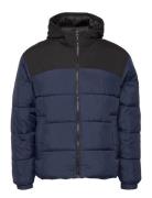 Jjmoon Hood Puffer Foret Jakke Navy Jack & J S