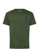 Dunstan River Short Sleeve Tee Black Forest Green Designers T-Kortærme...