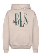 Signature Hoodie Tops Sweatshirts & Hoodies Hoodies Cream BLS Hafnia