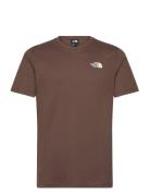 M S/S Redbox Tee Sport T-Kortærmet Skjorte Brown The North Face