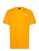 M Ss Box Nse Tee Sport T-Kortærmet Skjorte Yellow The North Face