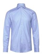 H-Hank-Spread-C1-222 Tops Shirts Business Blue BOSS