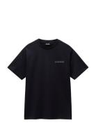 Albula Short Sleeve T-Shirt Tops T-Kortærmet Skjorte Black Napapijri