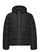 Onsmelvin Life Quilt Hood Jacket Otw Vd Foret Jakke Black ONLY & SONS