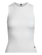 Ace Rib Tank Pocket Sport T-shirts & Tops Sleeveless White Björn Borg