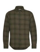 Kash Check Shirt Tops Shirts Casual Green Les Deux