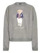 Polo Bear Over Fleece Crewneck Tops Sweatshirts & Hoodies Sweatshirts ...