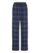 Pyjama Trousers Y D Check Pyjamasbukser Hyggebukser Navy Lindex