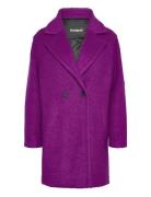 Coat Amberes Outerwear Coats Winter Coats Purple Desigual