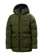 Jr Nord Puffy Parka Foret Jakke Green Helly Hansen