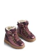 Winterboot Toni Hiker Tex Vinterstøvler Med Snøre Purple Wheat