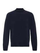 Amarson Tops Knitwear Round Necks Navy BOSS