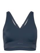 Borg Mid V Support Sport Bras & Tops Sports Bras - All Navy Björn Borg