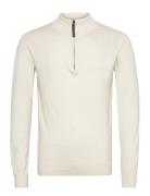 Inancona Tops Knitwear Half Zip Jumpers White INDICODE