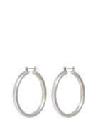 The Amalfi Tube Hoops-Silver Ox Accessories Jewellery Earrings Hoops S...