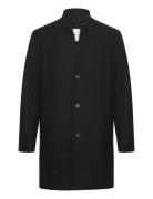 Wool Coat Uldfrakke Frakke Black Tom Tailor