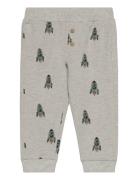 Pants Aop Sweat Bottoms Sweatpants Beige Minymo