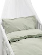 2-Dels Set Humble Grön Spjälsäng Home Sleep Time Bed Sets Green Borgan...