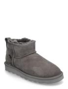 Rhbrisbane Shearling Short Boots Shoes Wintershoes Grey Rosemunde