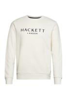 Heritage Crew Tops Sweatshirts & Hoodies Sweatshirts White Hackett Lon...