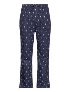 Signature Pony Cotton Pajama Pant Hyggebukser Navy Polo Ralph Lauren U...