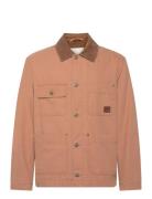 Cotton Work Jacket Tynd Jakke Orange GANT