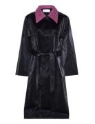 Peggy Jacket Trenchcoat Frakke Black Hosbjerg