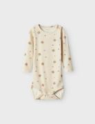 Nbfoleisa M Ls Body Bodies Long-sleeved Cream Name It