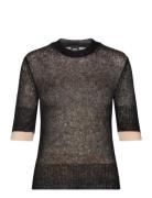 Friskina Tops Knitwear Jumpers Black BOSS