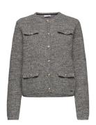 Jacket Lumi Knitted Tops Knitwear Cardigans Grey Lindex
