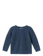 Nmmvolly Ls Knit Tops Knitwear Pullovers Navy Name It