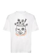 Wwasa Baby Face Tshirt Tops T-Kortærmet Skjorte White Double A By Wood...