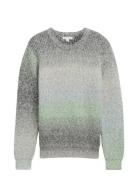 Color Gradient Knit Tops Knitwear Pullovers Green Tom Tailor