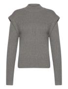 Avaline Knit Pullover 2 Tops Knitwear Jumpers Grey Minus