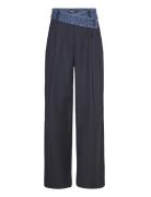 Garona Bottoms Trousers Suitpants Navy Desigual