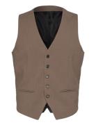 Men's Waistcoat For Suit Habitvest Brown Lindbergh