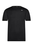 Impulse Core Tee Tops T-Kortærmet Skjorte Black Mizuno