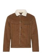 Sherpa Jacket Jakke Denimjakke Brown Lee Jeans